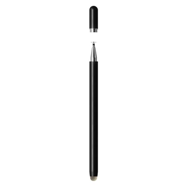 INF 2 i 1 Universal Stylus Pen til Touchskærme Sort