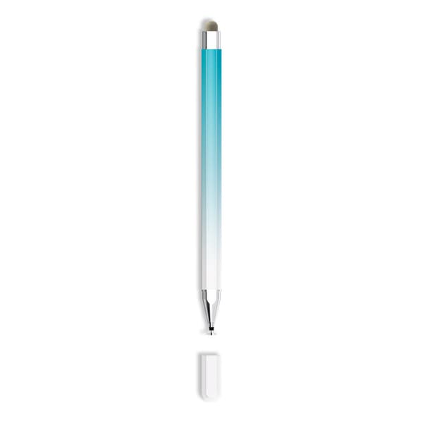 INF Universal Stylus Pen til Touchskærme - Hvid Blå Gradient