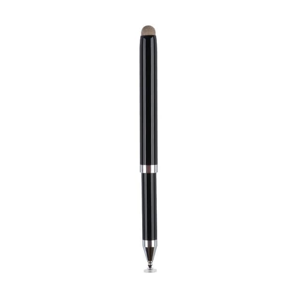 INF 2-i-1 Universal Stylus Penna för Pekskärmar - Svart