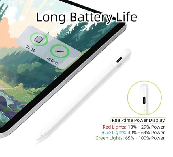 Touchpenna / Stylus Pekpenna - iPad 2018–2023