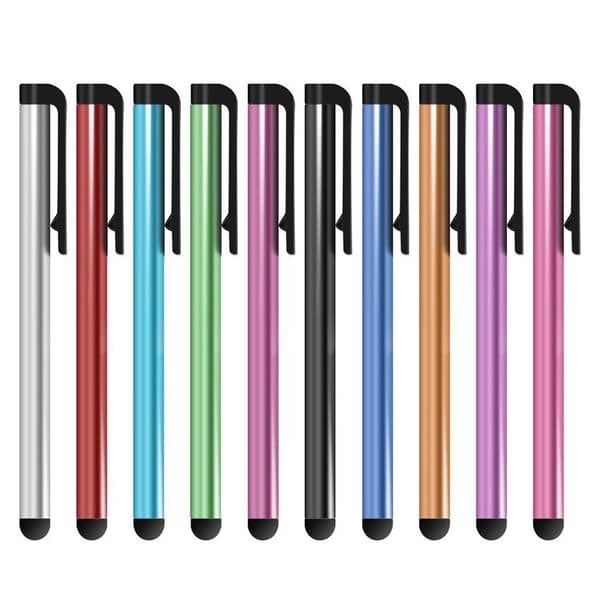 10-pak Touch Pen til mobil og tablet, farverige stylus penne