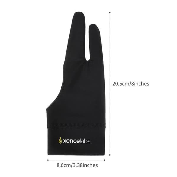 XENCELABS Drawing Glove 2 Finger Handske för ritning storlek M