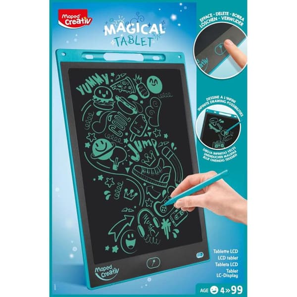 Maped Creativ - Ritplatta med stor skärm och penna - Magical Board Maxi - Från 4 år
