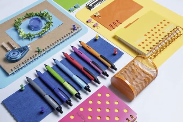 Stabilo stylus - 268/040-01 - rullpenna patron - Lot x 10 refills för gel bläckpenna - Palett - röd