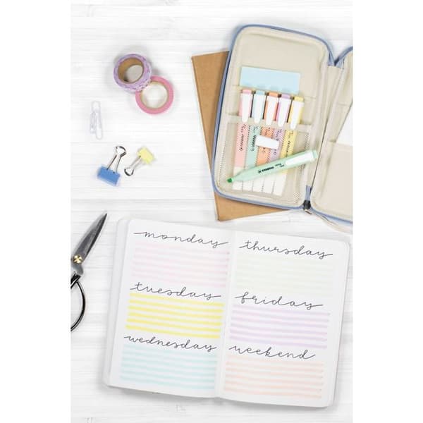 Stabilo Stylus - 275/144-8 - 10 st - Swing Cool Pastel Edition Highlighter - Pack x 10 - Cream of Yellow