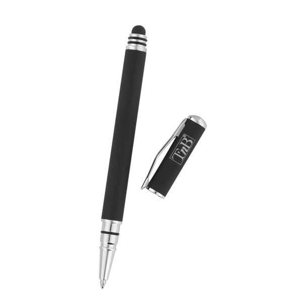 Stylet 2 i 1 - FIRST - Svart - Mjukt beröring - Bekväm grepp - Lätt 17g
