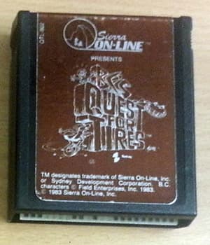 BCs Quest of Tires (Brown) - C64GS - Commodore 64 (brugt)