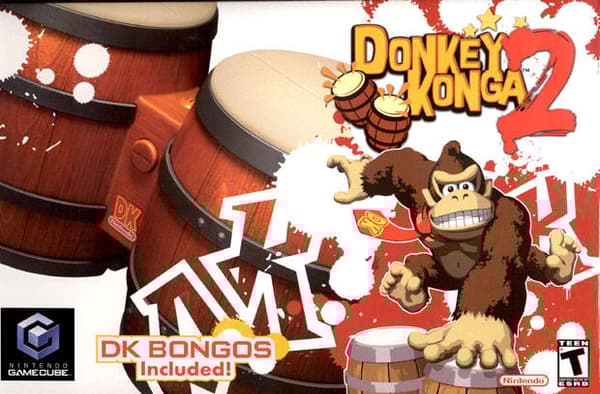 Donkey Konga 2 - med bongos - Gamecube (brukt)