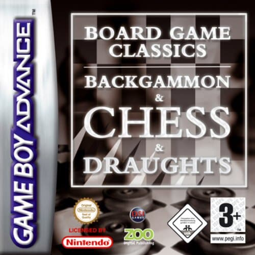Board Game Classics: Backgammon & Chess & Draughts - Gameboy Advance (brukt)