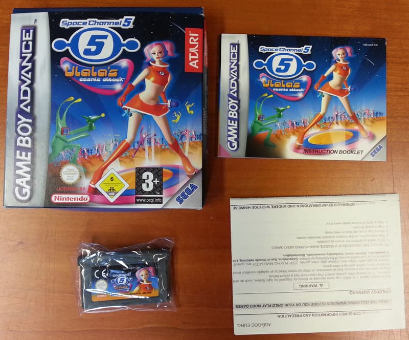 Space Channel 5: Ulalas Cosmic Attack (Fint skick) - Gameboy Advance (begagnad)