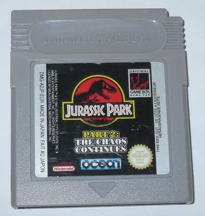 Jurassic Park: Part 2 - The Chaos Continues - Gameboy (brugt)