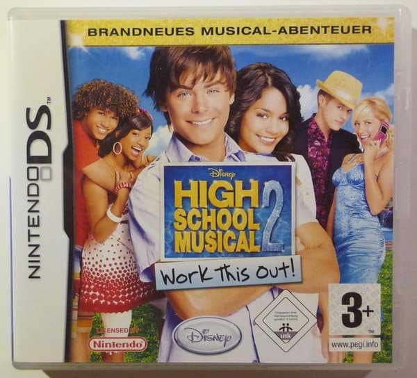 High School Musical 2: Work This Out! - Nintendo DS (kÃ¤ytetty)