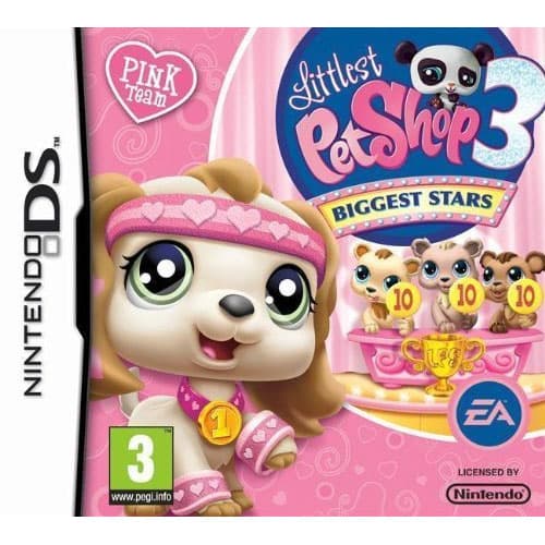 Littlest Pet Shop 3: Biggest Stars Pink Team - Nintendo DS (käytetty)
