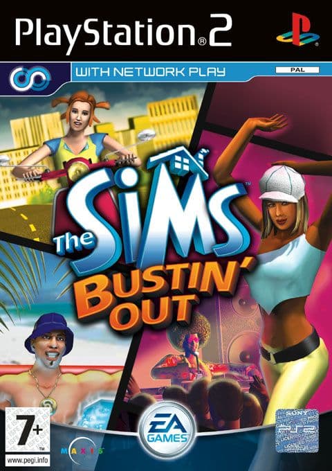 The Sims Bustin Out - Playstation 2 (kÃ¤ytetty)