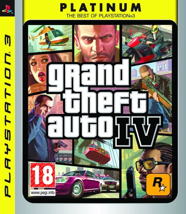 Grand Theft Auto IV - Platinum - Playstation 3 (kÃ¤ytetty)