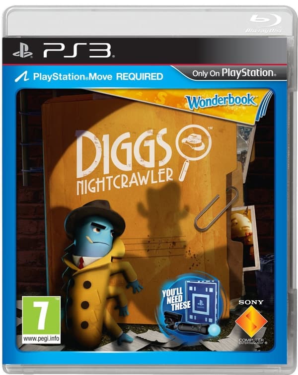 Wonderbook: Diggs Nightcrawler - Playstation 3 (brugt)