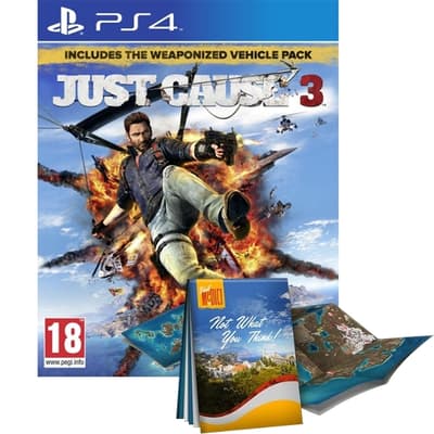 Just Cause 3 - Medici Map Edition - Playstation 4 (brugt)