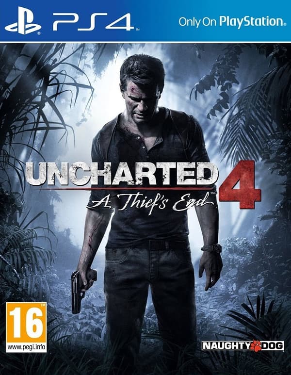 Uncharted 4: A Thiefs End - Playstation 4 (brugt)