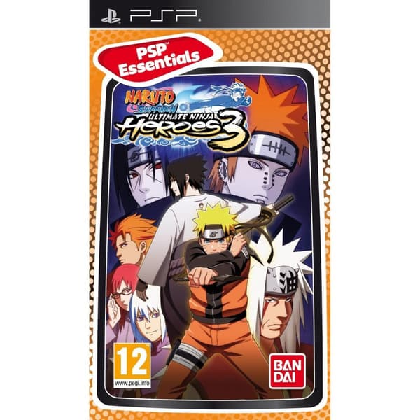 Naruto: Ultimate Ninja Heroes 3 - Essentials - Sony PSP (brukt)