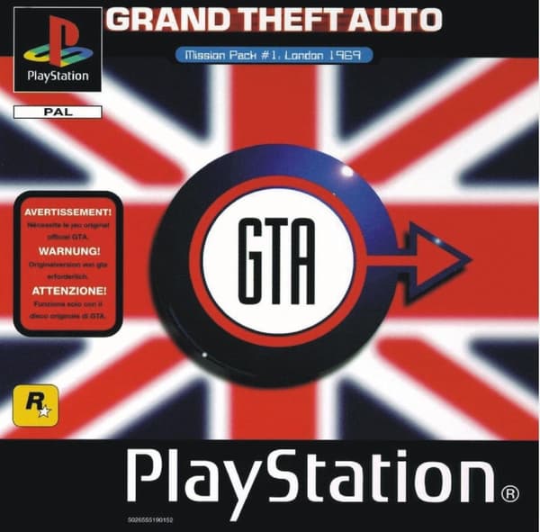 Grand Theft Auto London - Playstation 1