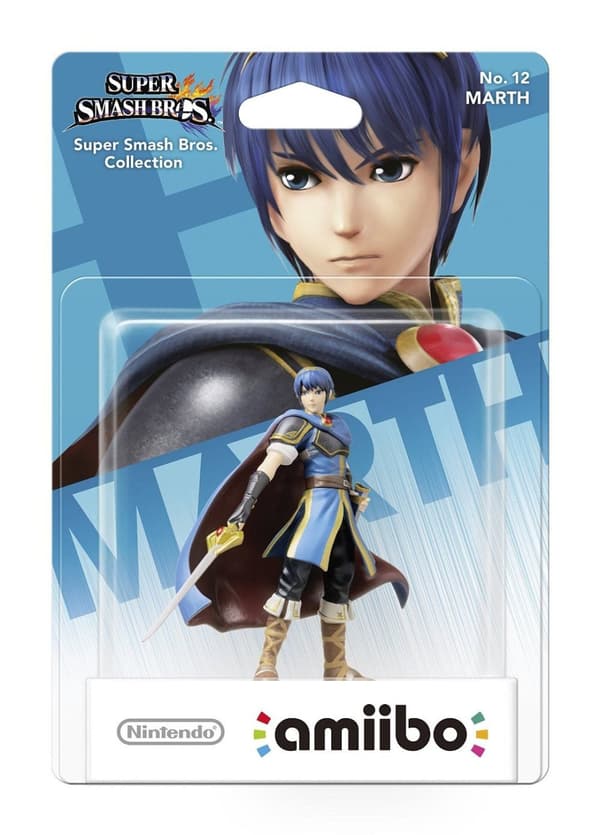 Amiibo Figurine - Marth (No 12) (Super Smash Collection) - Amiibo