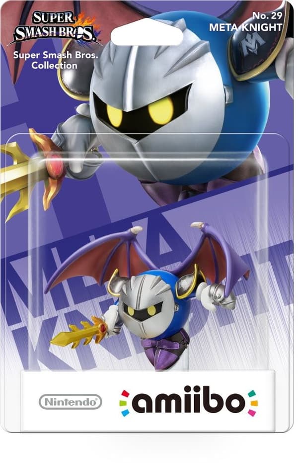 Amiibo Figurine - Meta Knight (No 29) (Super Smash Collection) - Amiibo
