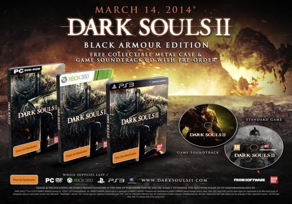 Dark Souls II - Black Armour Edition - Xbox 360 (brugt)
