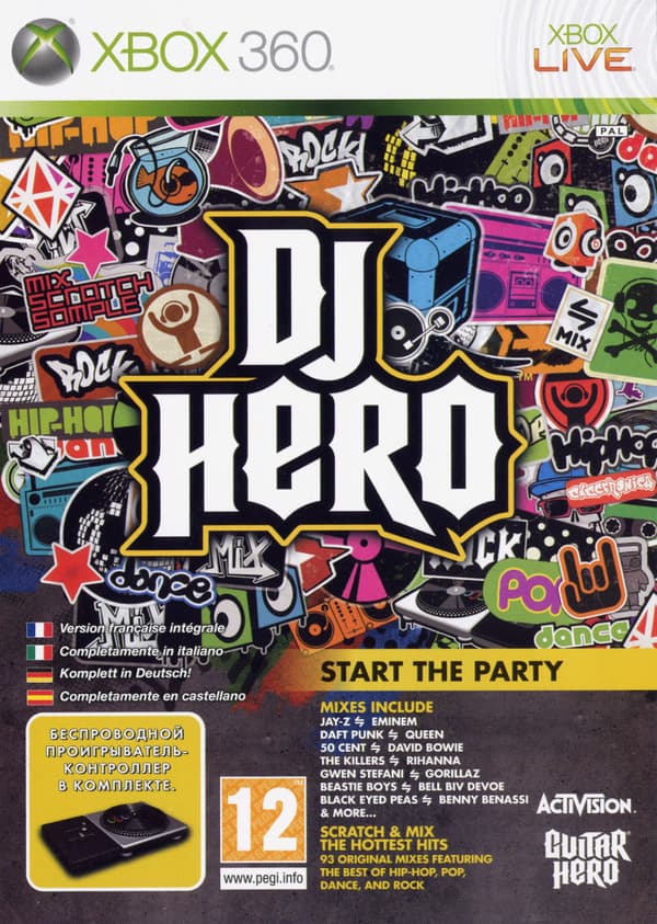 DJ Hero - Xbox 360 (käytetty)
