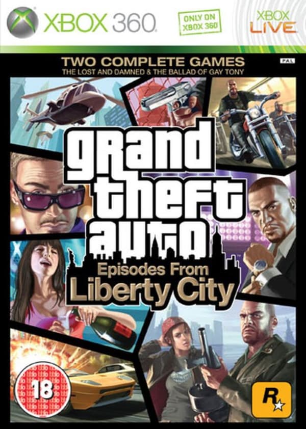 Grand Theft Auto: Episodes from Liberty City - Xbox 360 (brukt)