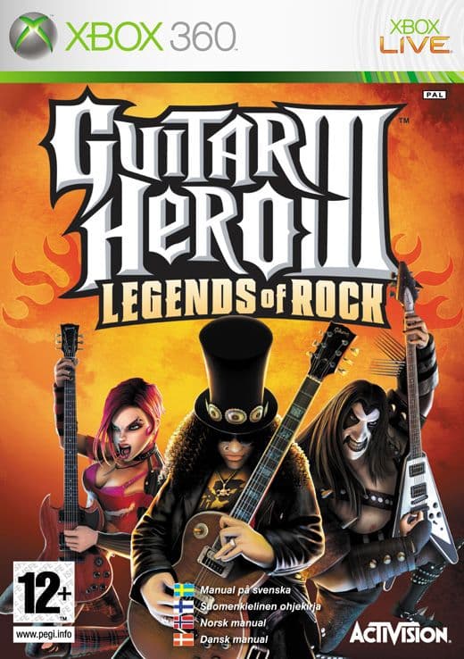 Guitar Hero III: Legends of Rock - Xbox 360 (kÃ¤ytetty)