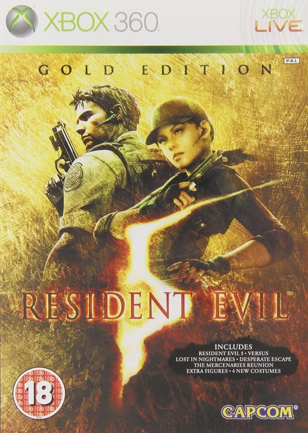 Resident Evil 5: Gold Edition  - Xbox 360 (begagnad)
