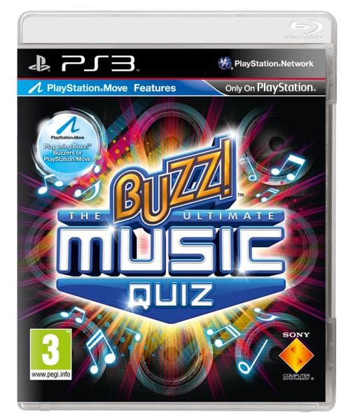 Buzz: The Ultimate Music Quiz - Playstation 3 (kÃ¤ytetty)