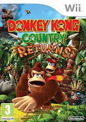 Donkey Kong Country Returns  - Nintendo Wii (käytetty)
