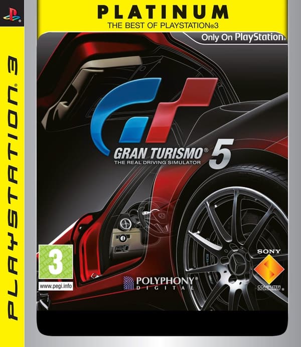 Gran Turismo 5 - Platinum - Playstation 3 (kÃ¤ytetty)