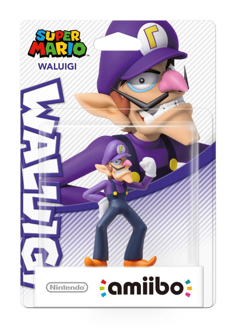 Amiibo Figurine - Waluigi (Super Mario Collection) - Amiibo