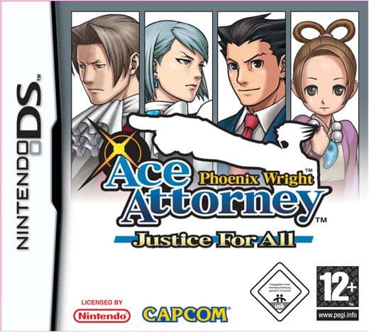 Phoenix Wright Ace Attorney: Justice for All - Nintendo DS (brugt)