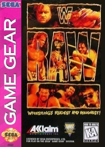 WWF Raw - Sega GameGear (brukt)