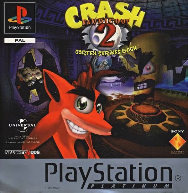 Crash Bandicoot 2: Cortex Strikes Back - Platinum - Playstation 1 (brugt)
