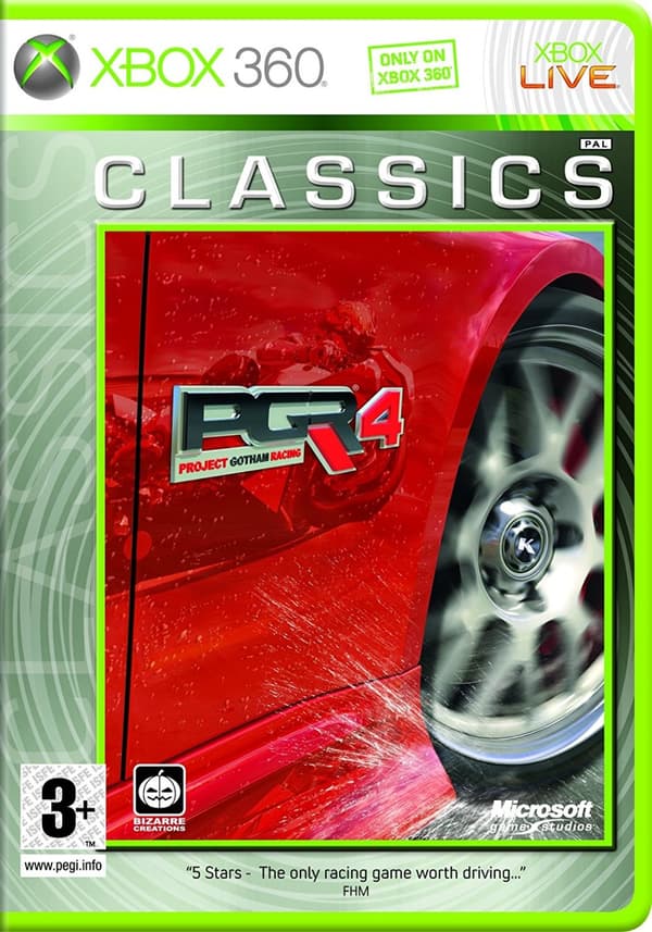 Project Gotham Racing 4 - Classics - Xbox 360 (brugt)