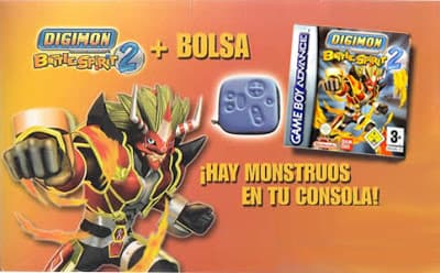 Digimon Battle Spirit 2 + väska (Ny & Inplastad) - Gameboy Advance (brugt)