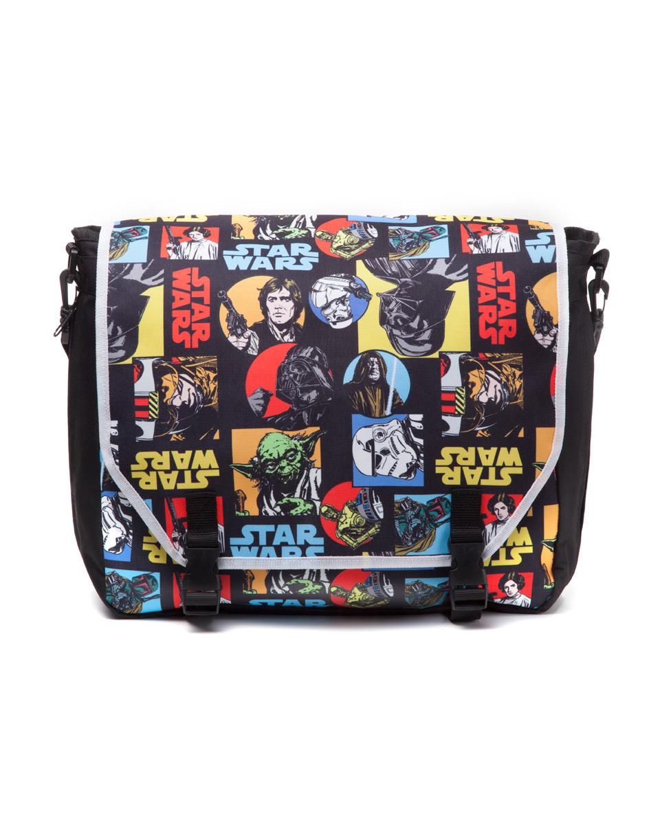 Messenger Bag - Star Wars - Retro Characters Comic Style - Merchandise