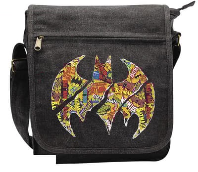 Messenger Bag - DC Comics - Batman Logos Small Size - Merchandise