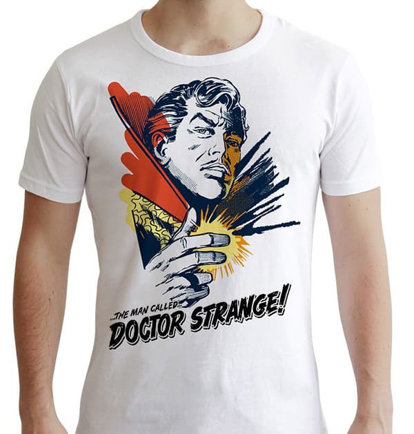 T-Shirt - Marvel - Doctor Strange - White - Large (ABYTEX375) - Merchandise