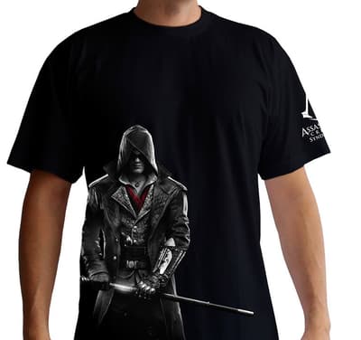 T-Shirt - Spel - Assassins Creed Jacob - Black - Large (ABYTEX348) - Merchandise
