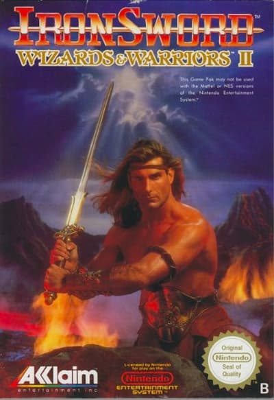 Iron Sword - Wizards & Warriors II - Nintendo 8-bit/NES - PAL B/SCN - Complete (CIB)