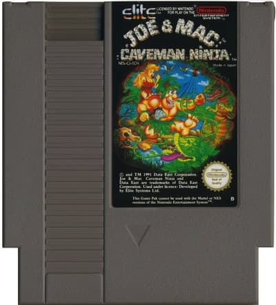 Joe & Mac Caveman Ninja - Nintendo 8-bit/NES - PAL B/SCN - Cart Only