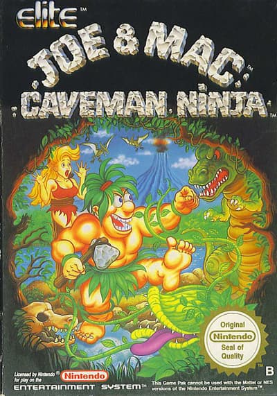 Joe & Mac Caveman Ninja - Nintendo 8-bit/NES - PAL B/SCN - Complete (CIB)