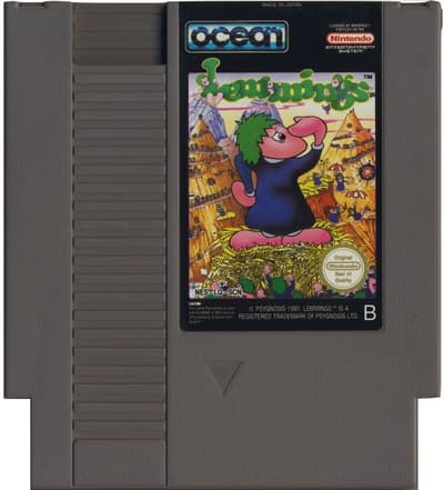 Lemmings - Nintendo 8-bit/NES - PAL B/SCN - Cart Only