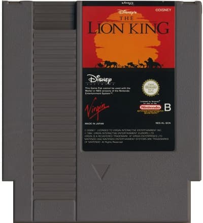 Disney The Lion King - Nintendo 8-bit/NES - PAL B/SCN - Cart Only