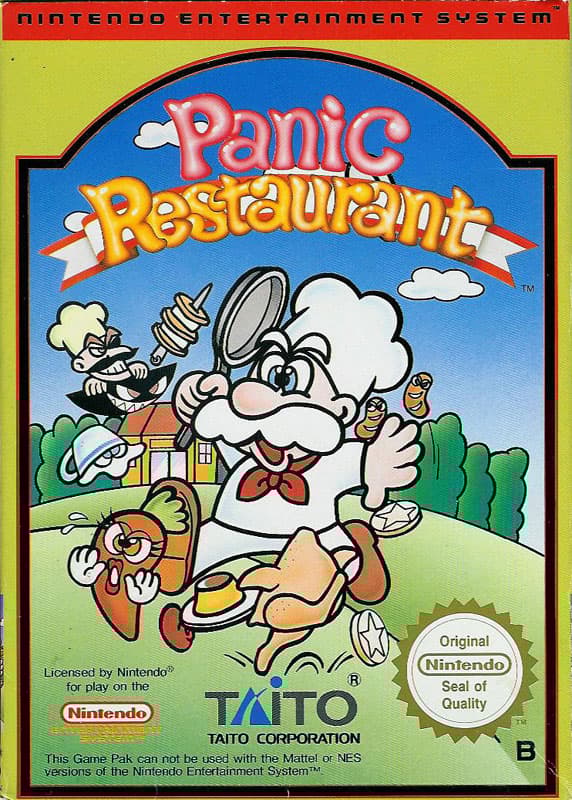 Panic Restaurant - Nintendo 8-bit/NES - PAL B/SCN - Complete (CIB)
